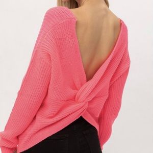 BNWT hot pink sweater